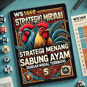 WS168 Sabung Ayam: Strategi Menang Sabung Ayam dengan Modal Terbatas